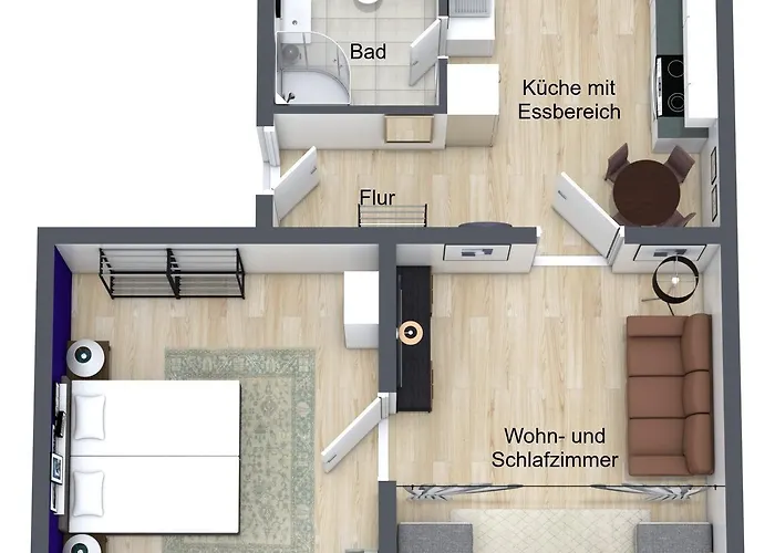 Lejlighed Stylish Im Altbau, Netflix, Sonos, Nahe 3m Und Vorwerk Wuppertal
