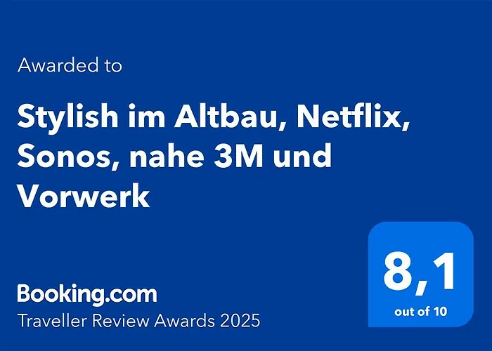 Stylish Im Altbau, Netflix, Sonos, Nahe 3m Und Vorwerk